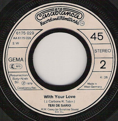 Teri De Sario* feat. K.C.* : Yes, I'm Ready (7", Single)