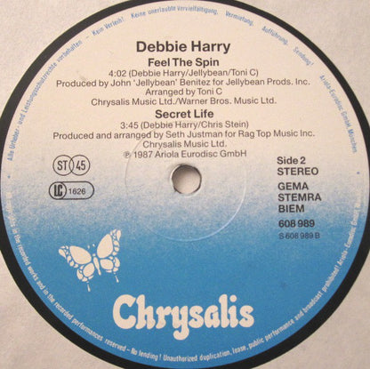 Deborah Harry : Free To Fall (12", Maxi)