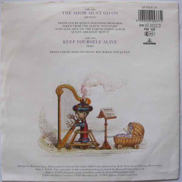 Queen : The Show Must Go On (7", Single, Sid)