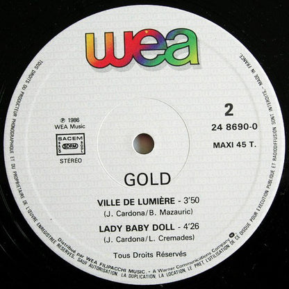 Gold (3) : Ville De Lumière (12", Maxi)