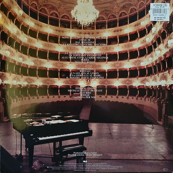 Paolo Conte : Concerti (2xLP, Album, RE, Gat)