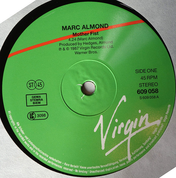 Marc Almond : Mother Fist (12")