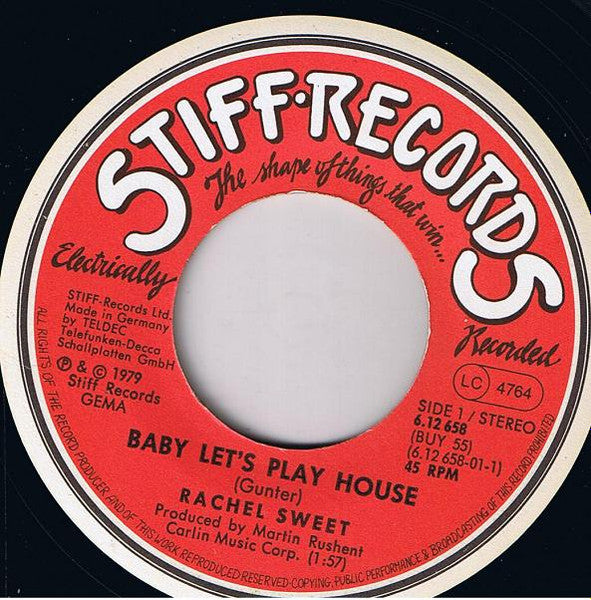 Rachel Sweet : Baby Let's Play House (7", Single)