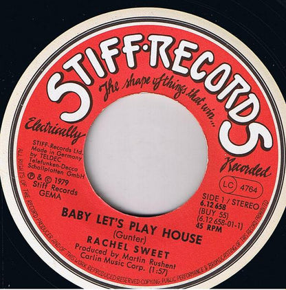 Rachel Sweet : Baby Let's Play House (7", Single)