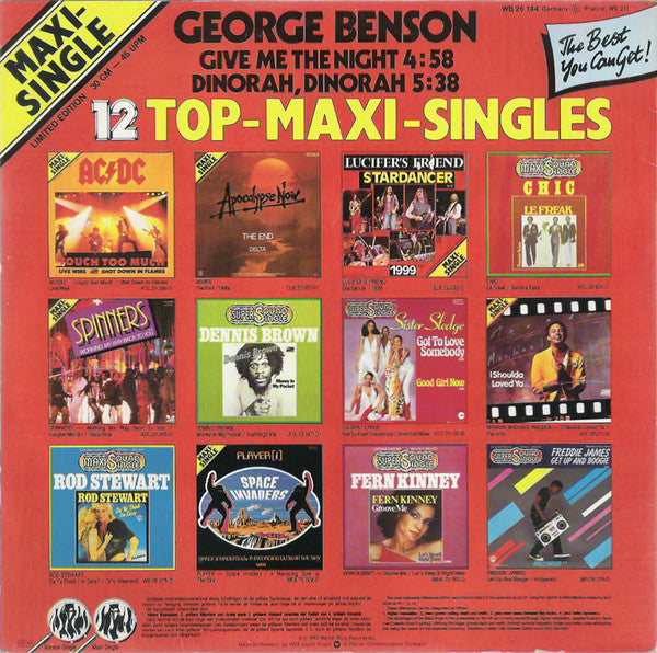 George Benson : Give Me The Night (12", Maxi, Ltd)
