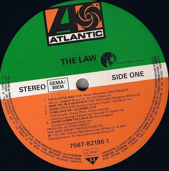The Law (3) : The Law (LP, Album)