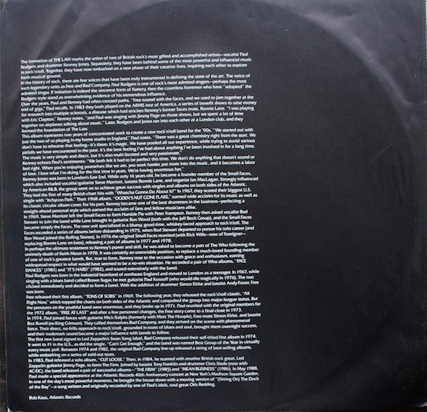 The Law (3) : The Law (LP, Album)