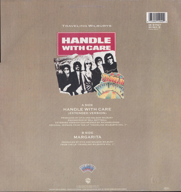 Traveling Wilburys : Handle With Care (12")