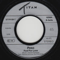 Peso (2) : Tonight / Fool For Love (7", Single)