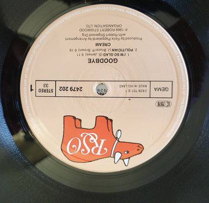 Cream (2) : Goodbye (LP, Album)