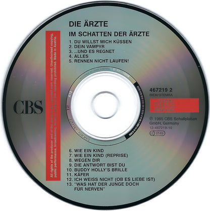 Die + Ärzte* : Im Schatten Der Ärzte (CD, Album, RE)