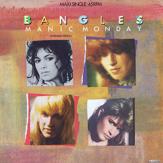 Bangles : Manic Monday (Extended Version) (12", Maxi)
