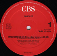 Bangles : Manic Monday (Extended Version) (12", Maxi)