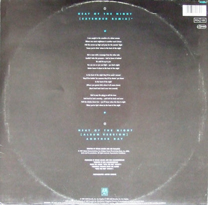 Bryan Adams : Heat Of The Night (12", Maxi)