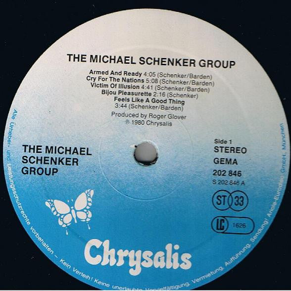 The Michael Schenker Group : The Michael Schenker Group (LP, Album)