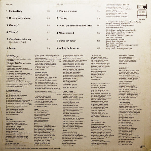 Olivia Gray : I'm Just A Woman (LP, Album)