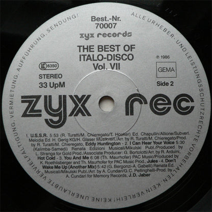 Various : The Best Of Italo-Disco Vol. 7 (2xLP, Comp)