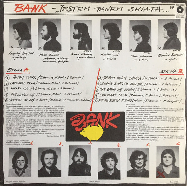 Bank (2) : Jestem Panem Świata... (LP, Album)