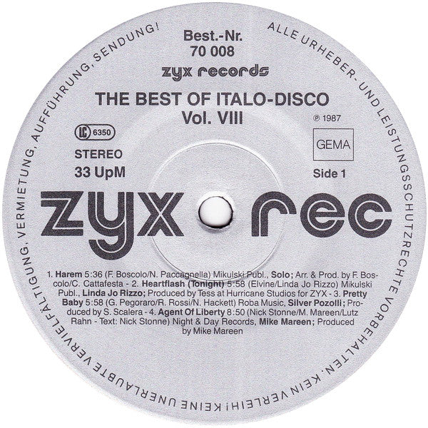 Various : The Best Of Italo-Disco Vol. 8 (2xLP, Comp, Gat)