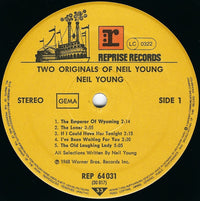 Neil Young : 2 Originals Of Neil Young (2xLP, Album, Comp)