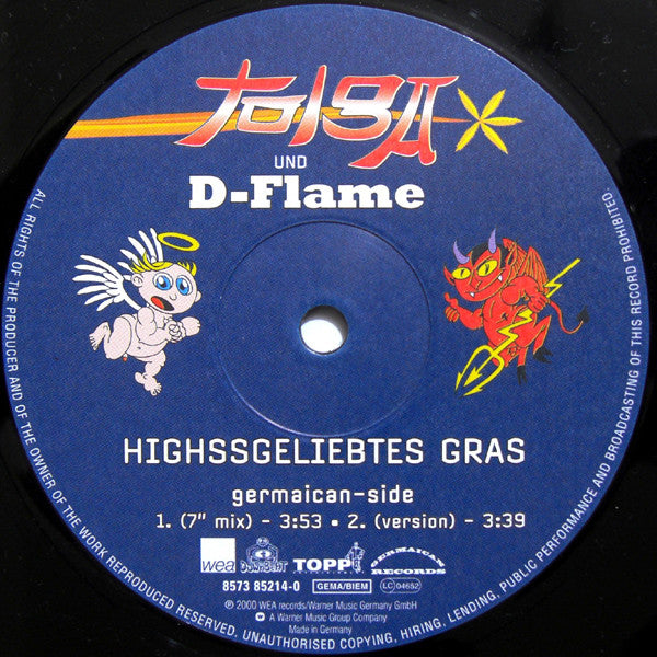 Tolga Und D-Flame : Highssgeliebtes Gras (12")