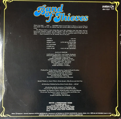 Band Of Thieves : Band Of Thieves (LP, Album)