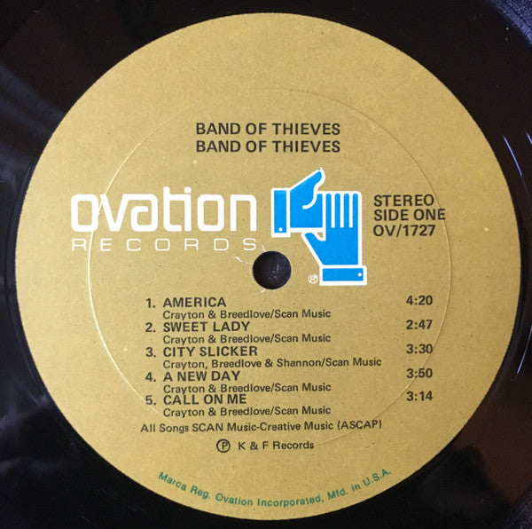 Band Of Thieves : Band Of Thieves (LP, Album)