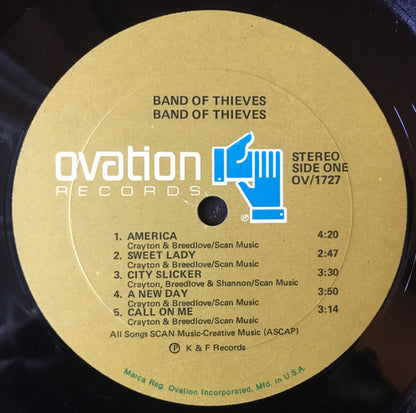 Band Of Thieves : Band Of Thieves (LP, Album)