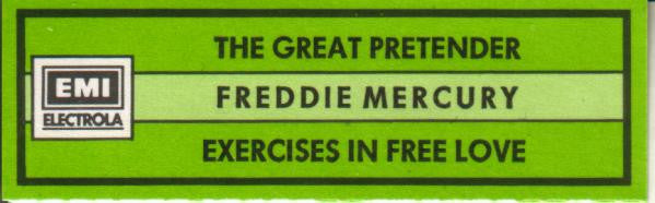 Freddie Mercury : The Great Pretender (7", Single)