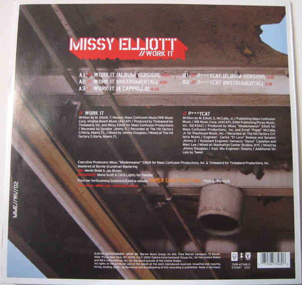 Missy Elliott : Work It (12")