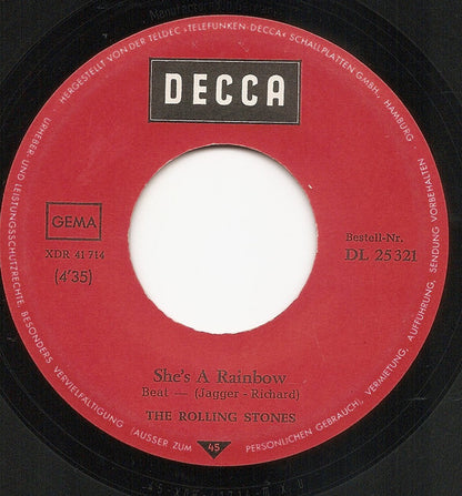 The Rolling Stones : 2,000 Light Years From Home (7", Single)