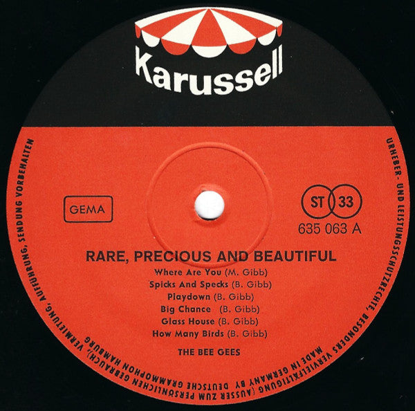 Bee Gees : Rare, Precious & Beautiful (LP, Album, RE)