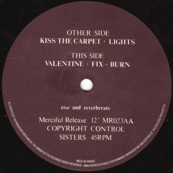 The Sisters Of Mercy : The Reptile House E.P. (12", EP, RP)