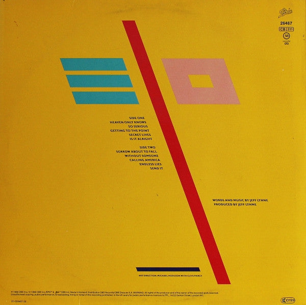 Electric Light Orchestra : Balance Of Power (LP, Album)