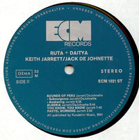 Keith Jarrett • Jack DeJohnette : Ruta And Daitya (LP, Album)
