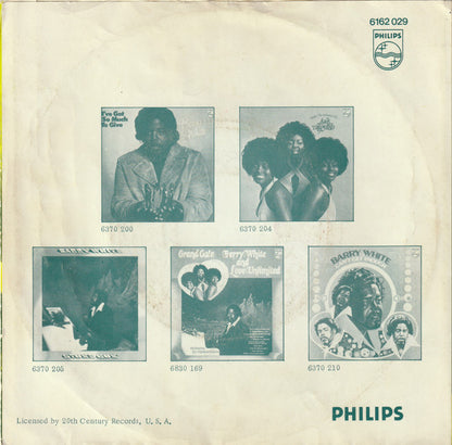 Barry White : You're The First, The Last, My Everything / More Than Anything, You're My Everything (7", Single)