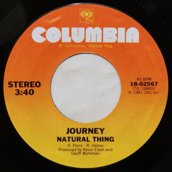 Journey : Don't Stop Believin' (7", Single, Styrene, Ter)
