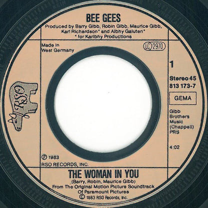 Bee Gees : The Woman In You (7", Single, Inj)