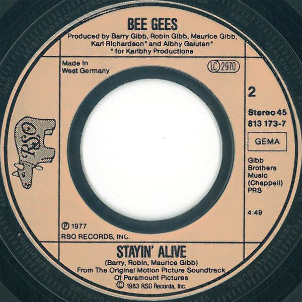 Bee Gees : The Woman In You (7", Single, Inj)