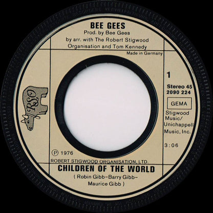Bee Gees : Children Of The World / Boogie Child (7", Single)