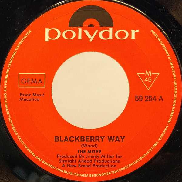 The Move : Blackberry Way (7", Single, Mono)