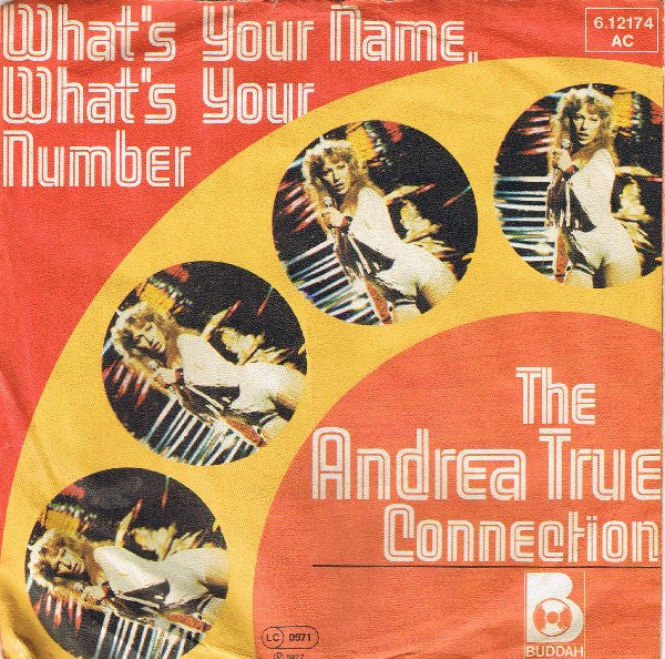 The Andrea True Connection* : What's Your Name, What's Your Number (7", Single)