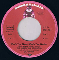 The Andrea True Connection* : What's Your Name, What's Your Number (7", Single)