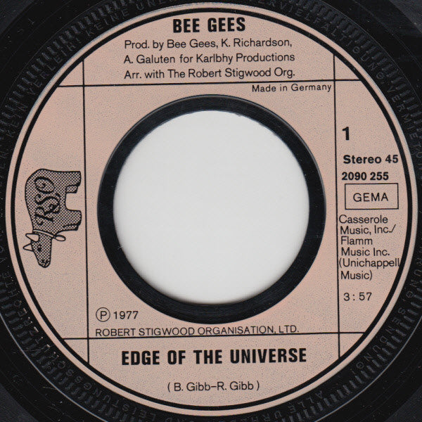 Bee Gees : Edge Of The Universe (7", Single)