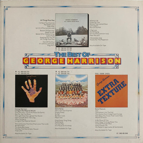 George Harrison : The Best Of George Harrison (LP, Comp)