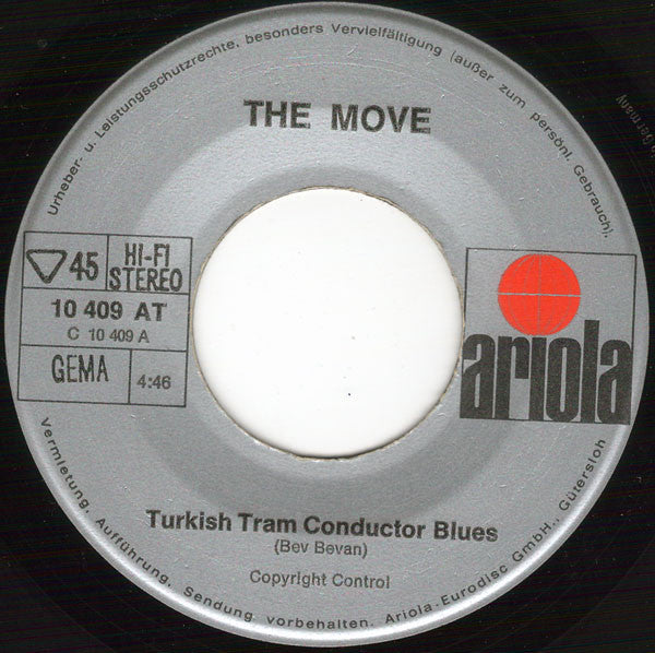 The Move : Turkish Tram Conductor Blues / Beautiful Daughter (7", Single)