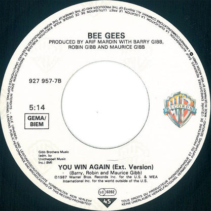 Bee Gees : Angela (7", Single)