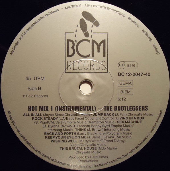 The Bootleggers* : Hot Mix 1 (12", Mixed)