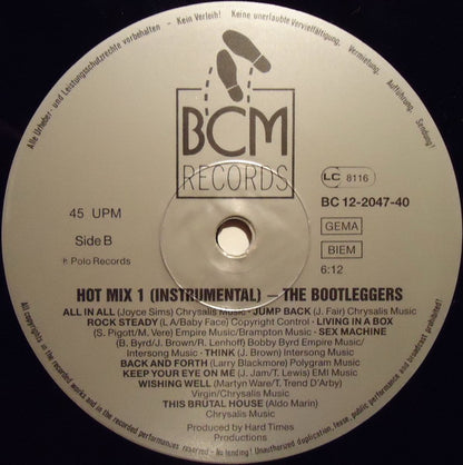 The Bootleggers* : Hot Mix 1 (12", Mixed)
