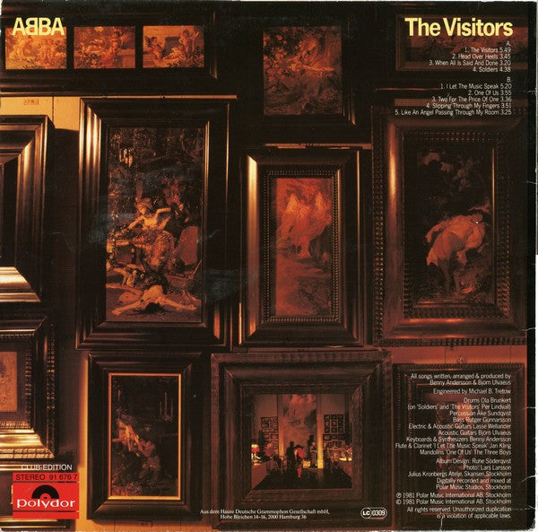 ABBA : The Visitors (LP, Album, Club)
